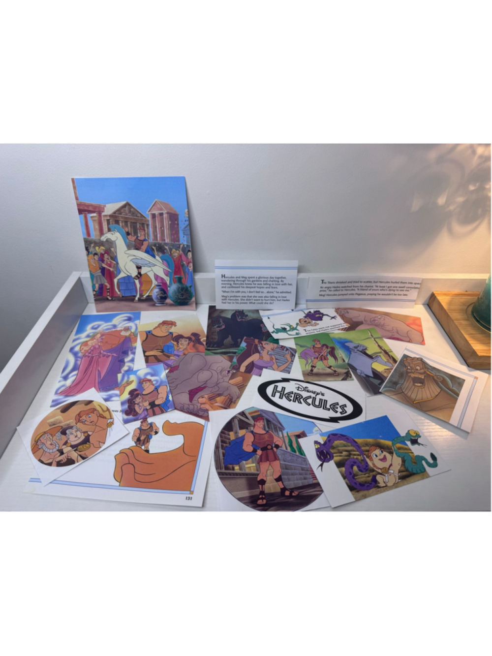 Disney Hercules Movie Collectible Art Print clippings scrapbooking decor